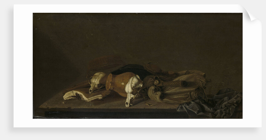 Still Life with Suckling-Pig Skulls by Anonymous