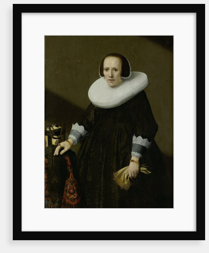 Portrait of Geertruyd Reael, Wife of Philips Denijs by Huygh Pietersz Voskuyl