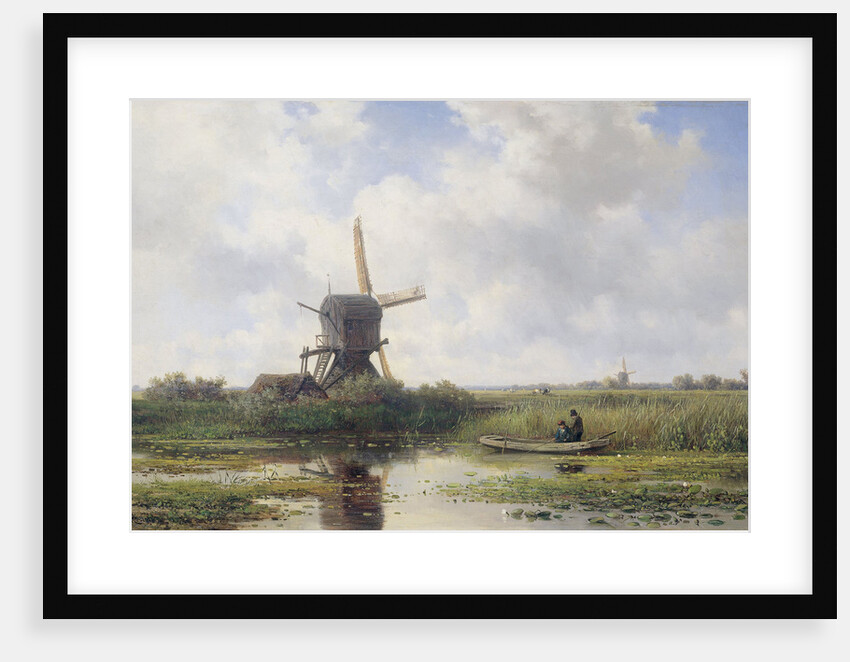 The Gein River, near Abcoude, The Netherlands by Willem Roelofs I