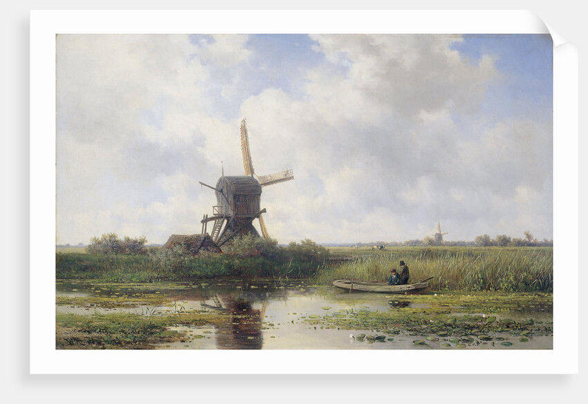 The Gein River, near Abcoude, The Netherlands by Willem Roelofs I