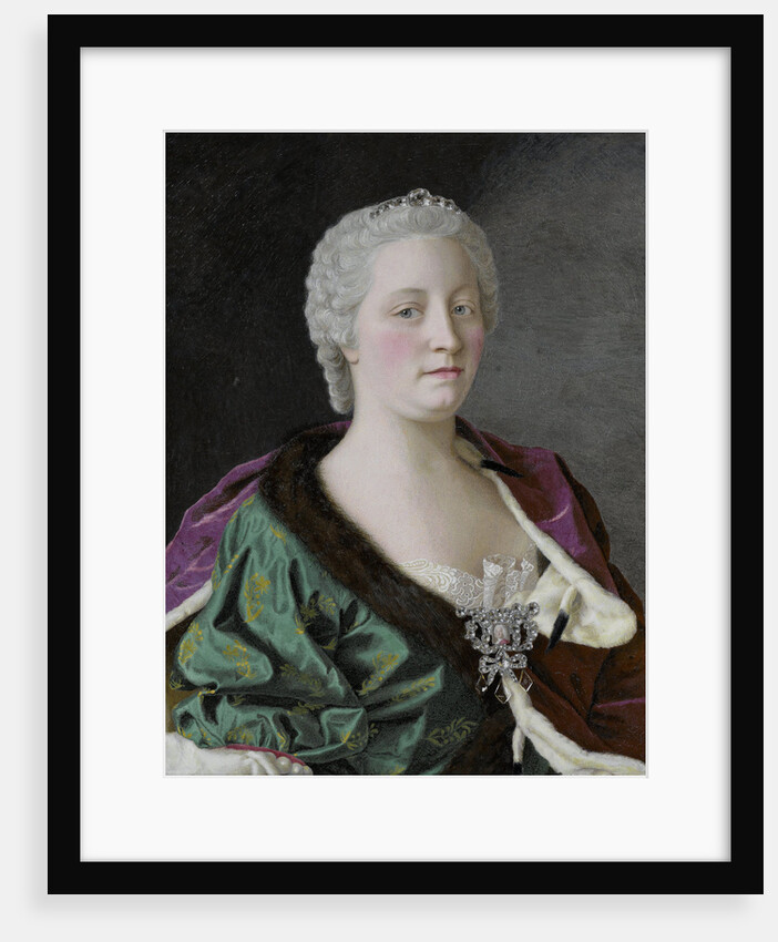 Maria Theresia van Oostenrijk, Archduchess of Austria, Queen of Hungary and Bohemia, and Roman - German Empress by Jean-Etienne Liotard