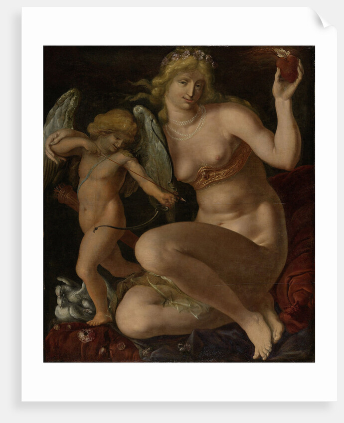 Venus and Cupid by Jacob de Gheyn II