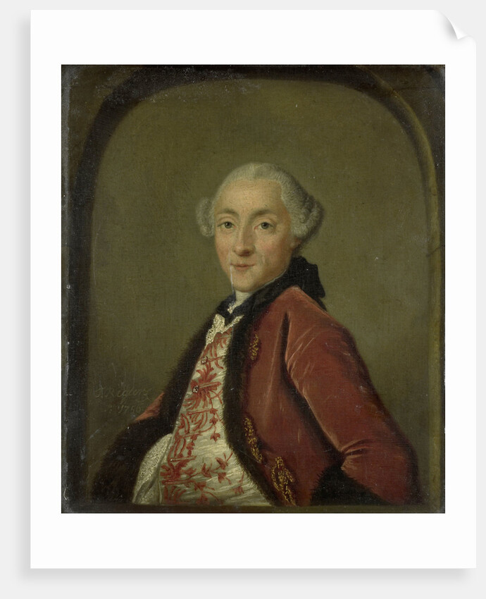 Portrait of Pieter Nicolaas Rendorp, Amsterdam Brewer by Tibout Regters