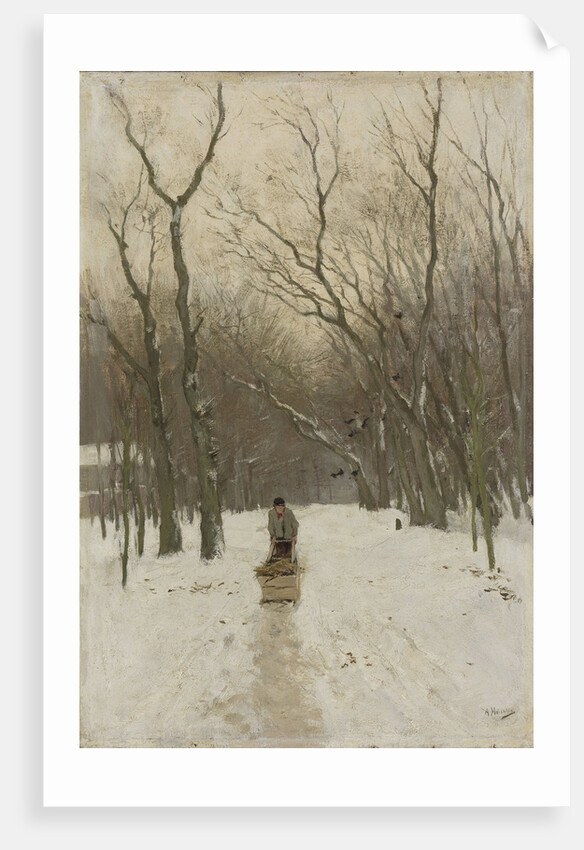 Winter in the Scheveningse bosjes, The Netherlands by Anton Mauve