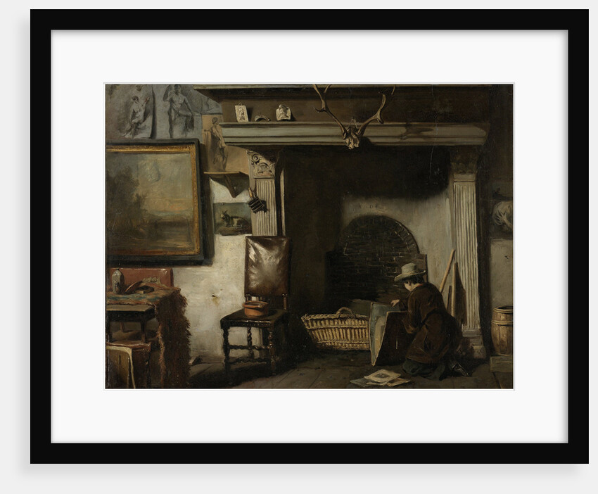 The Studio of the Haarlem Painter Pieter Frederik van Os, The Netherlands by Anton Mauve