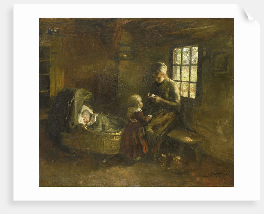 The cradle by Albert Neuhuys