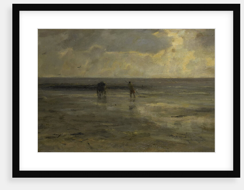 Beach at night by Jacob Maris