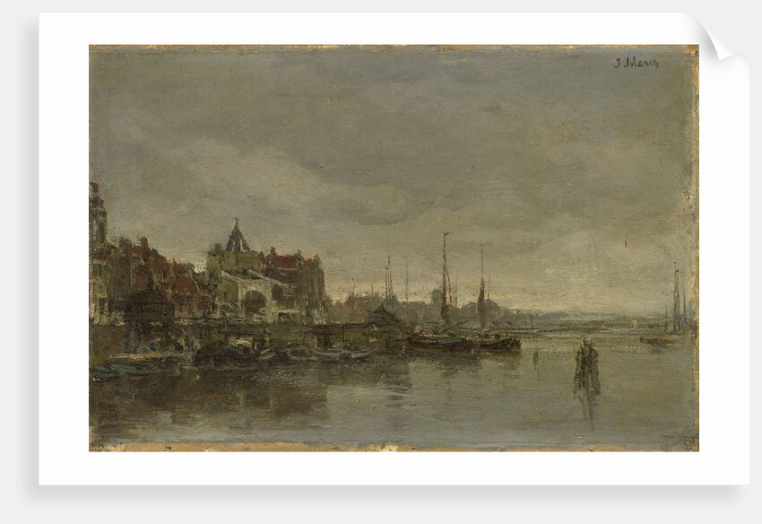 The Schreierstoren in Amsterdam, The Netherlands by Jacob Maris