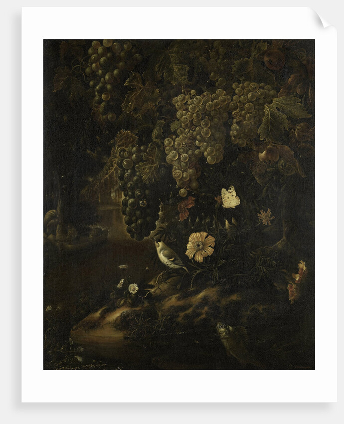 Grapes, Flowers and Animals by Isac Vromans
