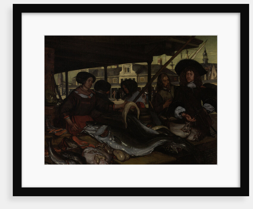 The Nieuwe Vismarkt (New Fish Market) in Amsterdam, The Netherlands by Emanuel de Witte