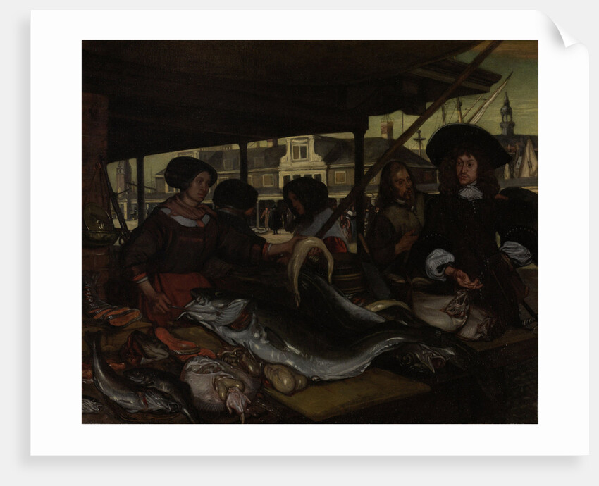 The Nieuwe Vismarkt (New Fish Market) in Amsterdam, The Netherlands by Emanuel de Witte