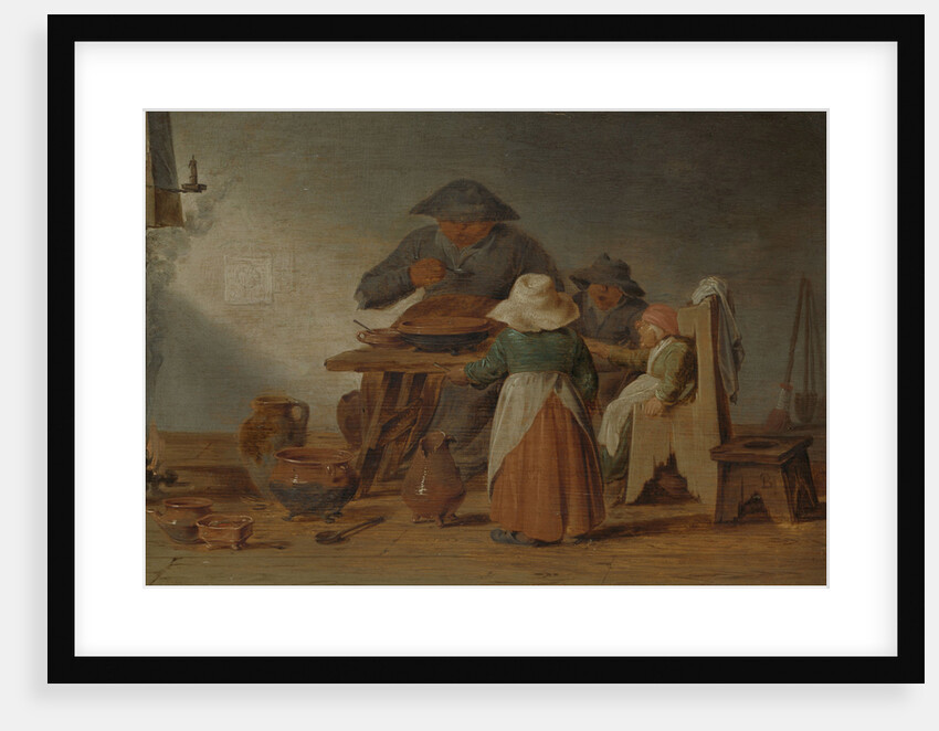 Peasant Repast by Jan Jansz. Buesem