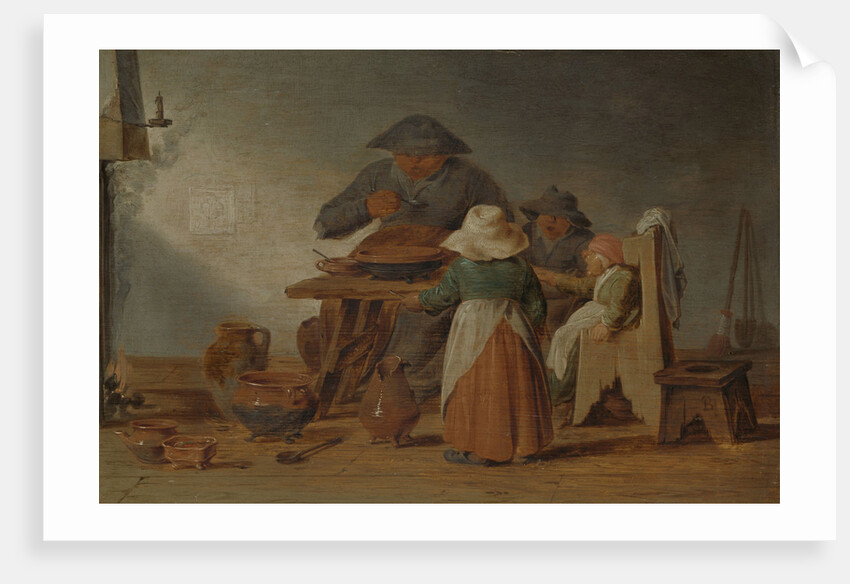 Peasant Repast by Jan Jansz. Buesem