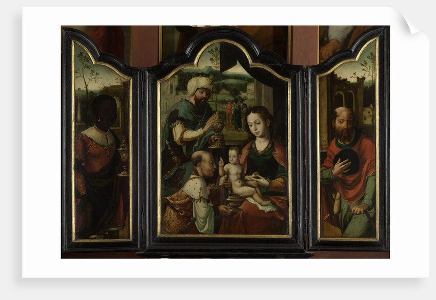 Triptych with Adoration of the Magi by Workshop of Pieter Coecke van Aelst I