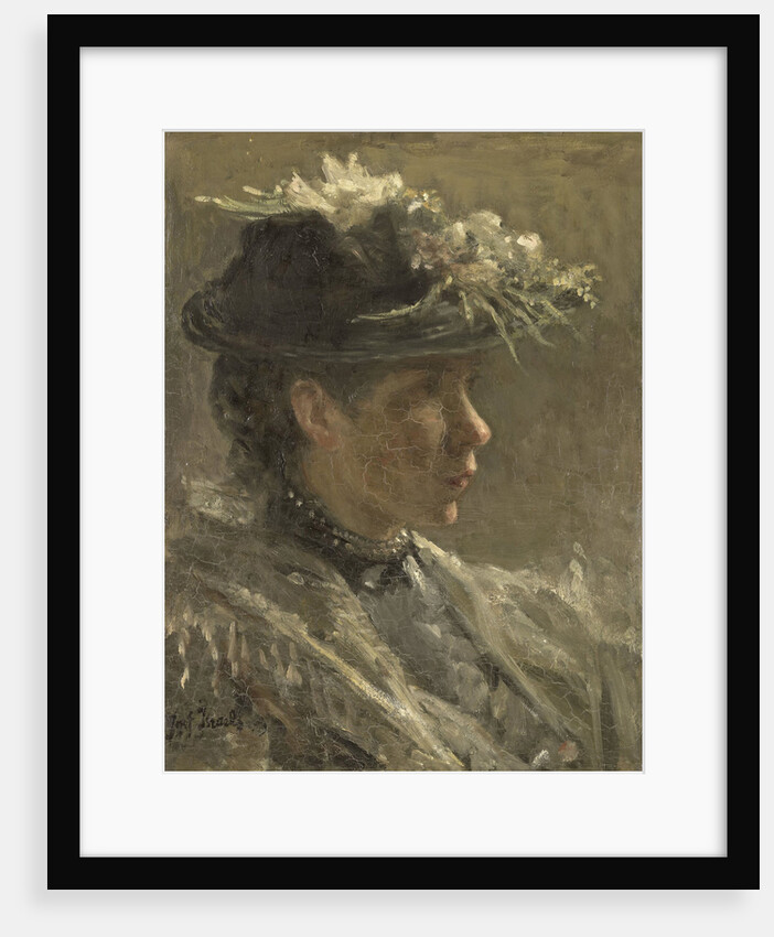 Model Study of Sijtje van Bemmel by Jozef Israëls