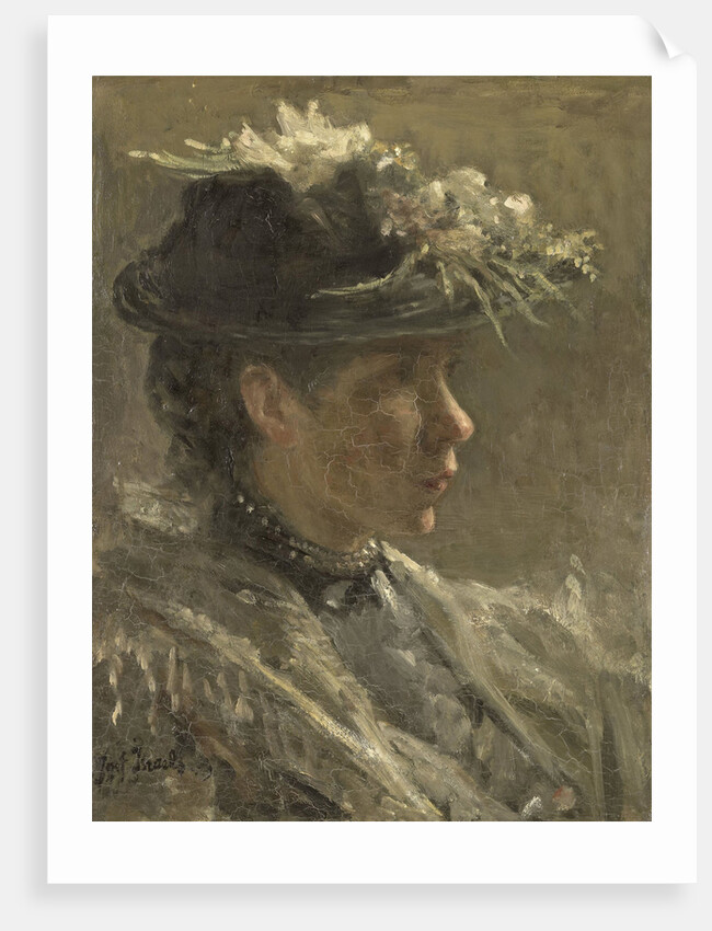 Model Study of Sijtje van Bemmel by Jozef Israëls