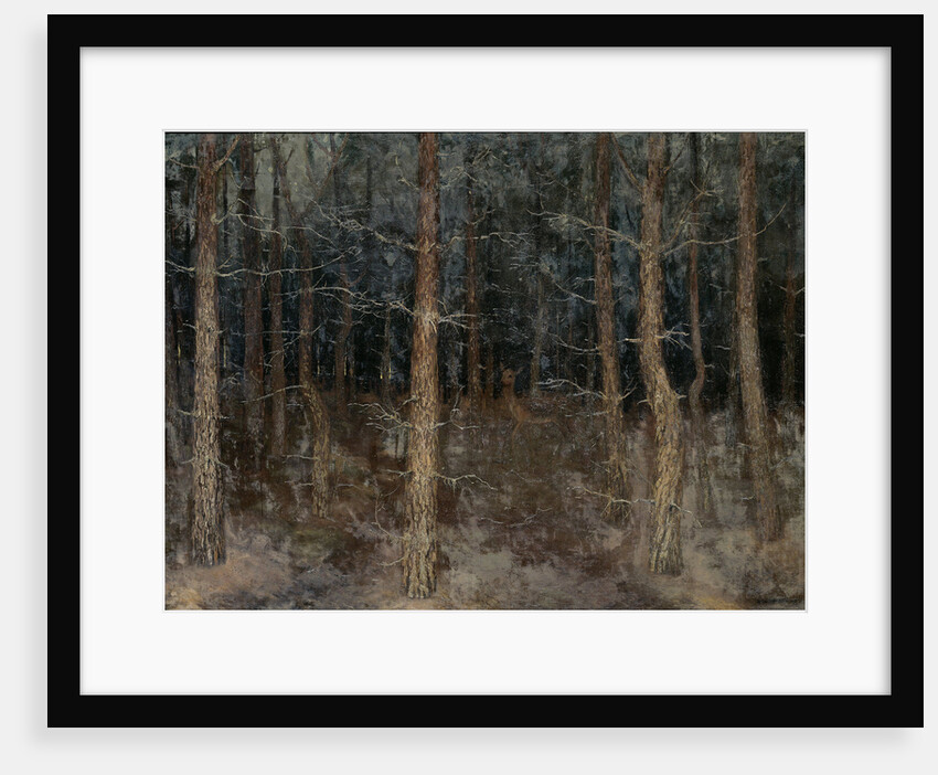 Mystical paths, forest scene by Gust van de Wall Perné