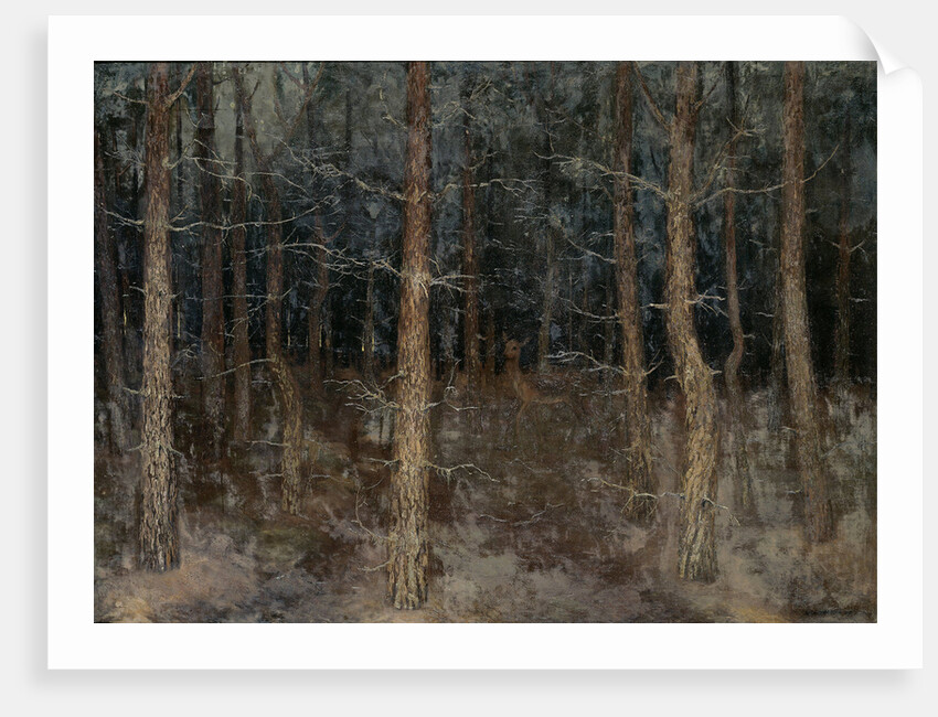 Mystical paths, forest scene by Gust van de Wall Perné