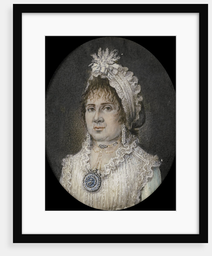 Catharina Theresia Weber (1760/61-1847). wife of Joannes Titsingh, Amsterdam, The Netherlands by Hendrik van Overklift