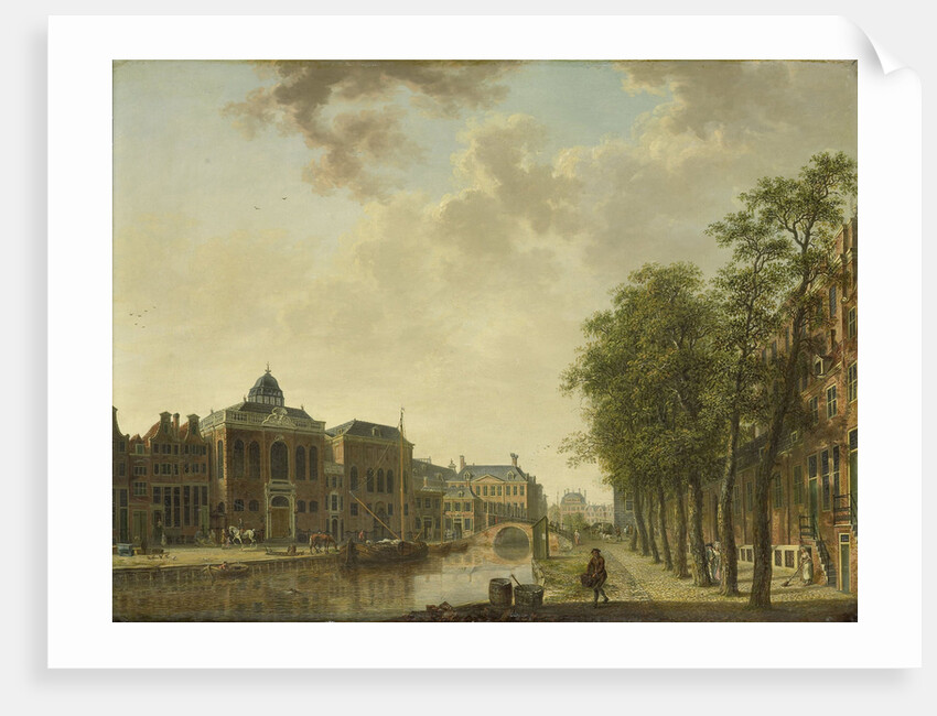 View of the Houtmarkt in Amsterdam, The Netherlands by Hendrik Keun