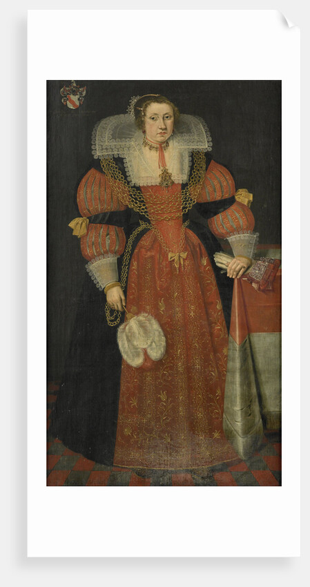 Portrait of Sophia de Vervou (Saepke or Sophia de Vervou) by L.J. Woutersin