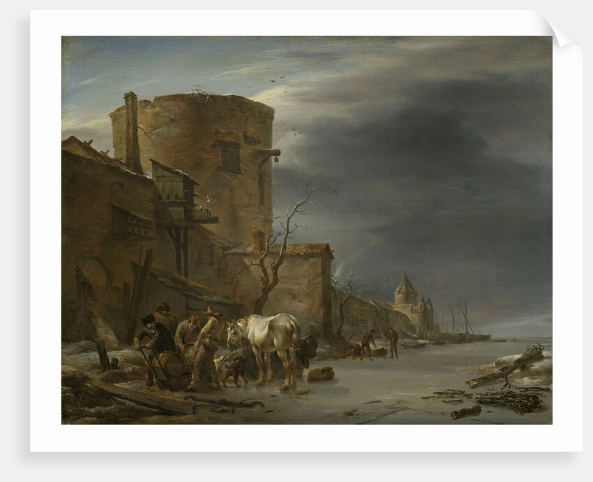 Ramparts of Haarlem in Winter, The Netherlands by Nicolaes Pietersz. Berchem