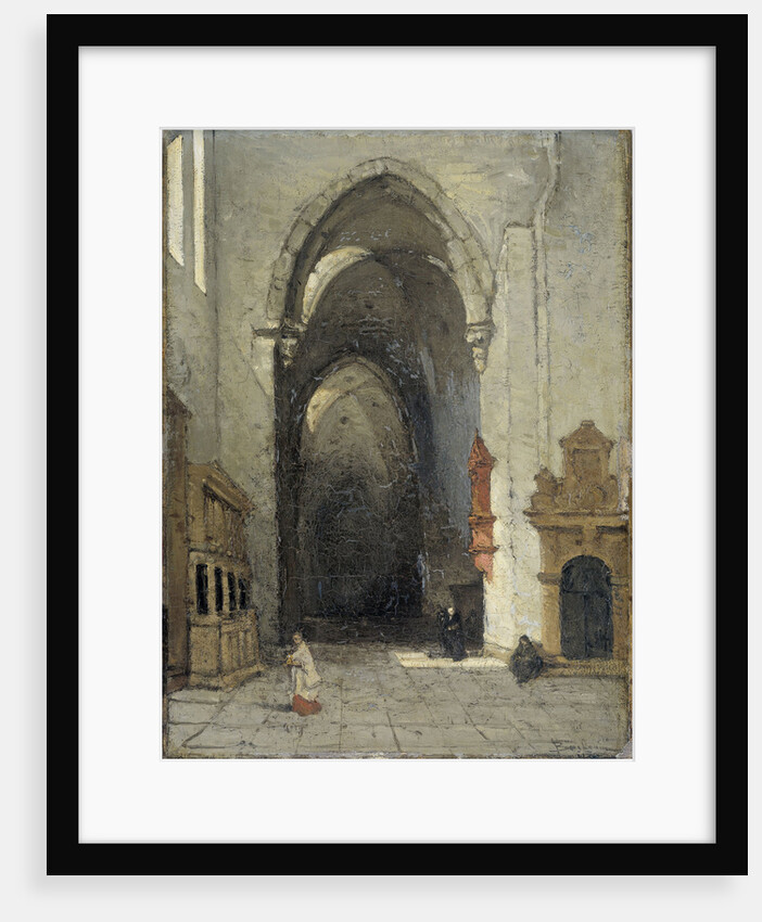 Interior of the cathedral in Trier by Johannes Bosboom