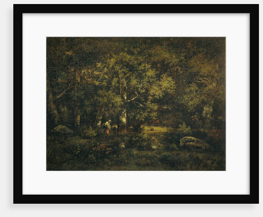 The Forest of Fontainebleau France by Narcisse Virgile Diaz de la Peña