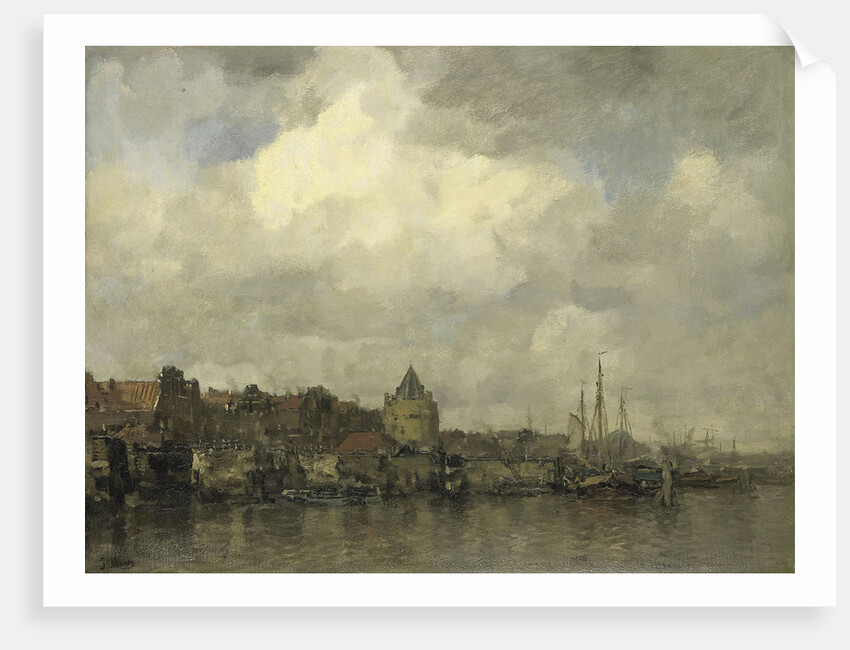 The Schreierstoren the exterior Amsterdam, The Netherlands by Jacob Maris