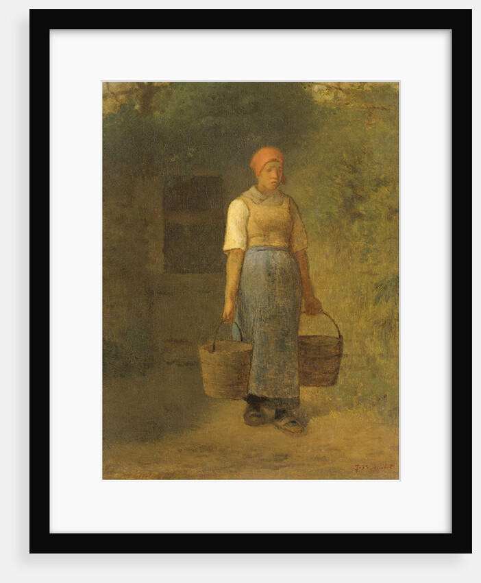 Girl carrying Water by Jean François Millet