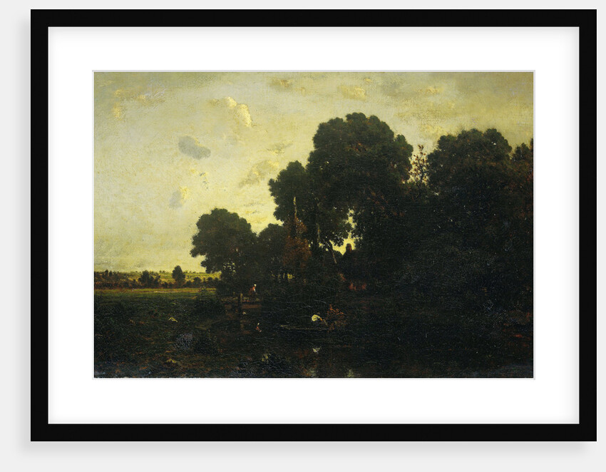 Twilight by Théodore Rousseau