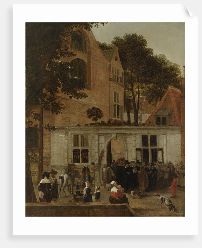 A Doctoral Degree Recipient at Leiden University around 1650, The Netherlands by Hendrick van der Burch