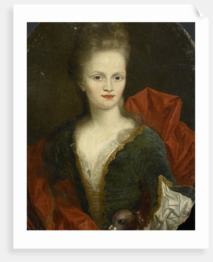 Anna Margaretha van Petcum. Wife of Johan Arnold Zoutman by Johan van Diest