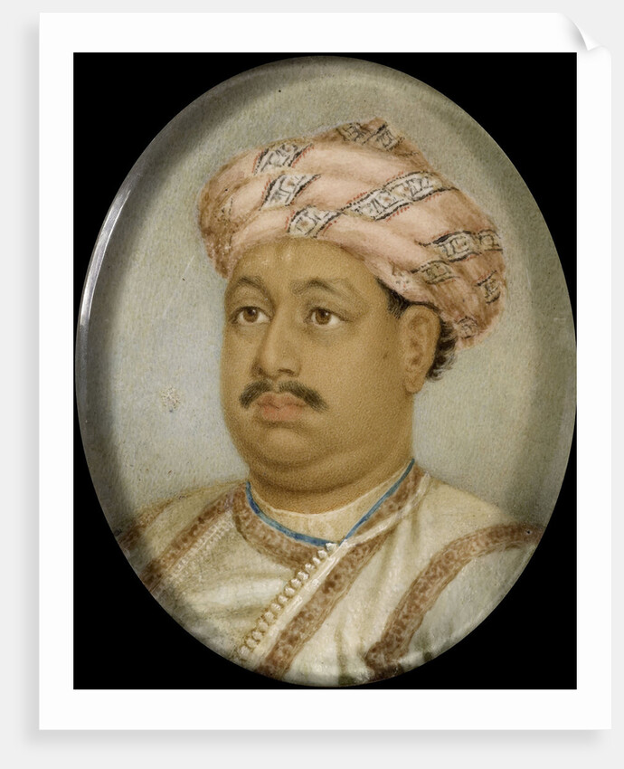 Portrait of a Indian prince by Anonymous