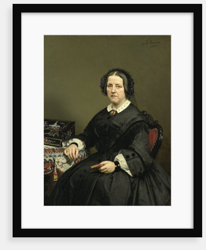Wilhelmina Margaretha van den Bosch. Wife of Gerard Johan Verloren van Themaat by Johan Heinrich Neuman