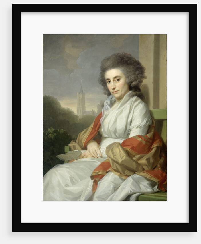 Portrait of Cornelia Rijdenius, Wife of Johannes Lublink II by Johann Friedrich August Tischbein