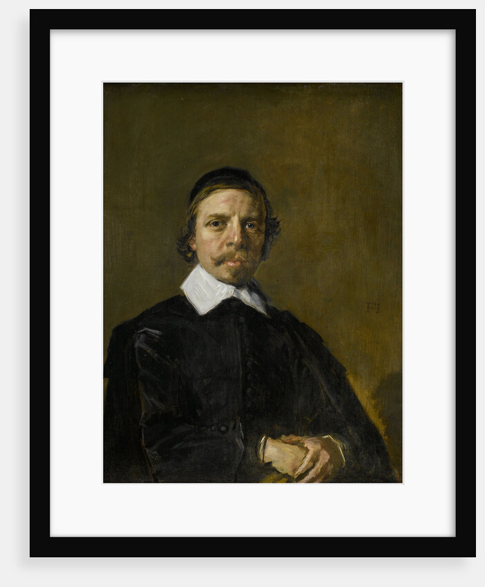 Portrait of a Man, possibly a Preacher by Frans Hals