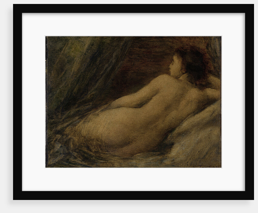 Lying naked woman by Henri Fantin-Latour