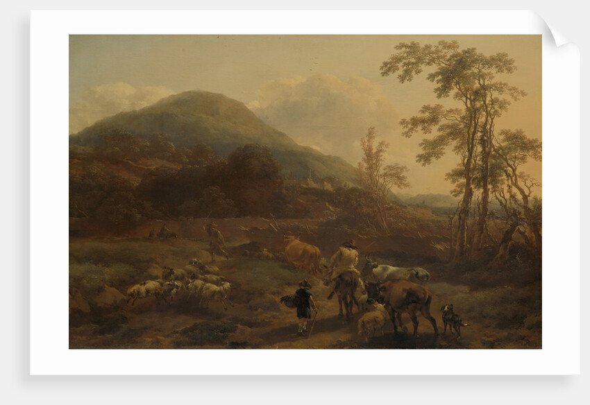 The Three Droves by Nicolaes Pietersz. Berchem