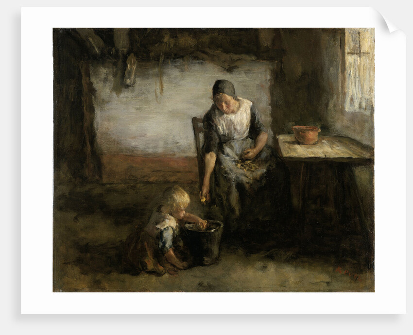 The potato peeler by Jacob Simon Hendrik Kever