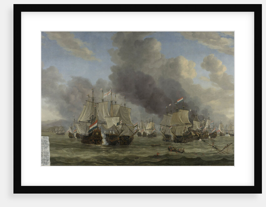 The Battle of Livorno by Reinier Nooms