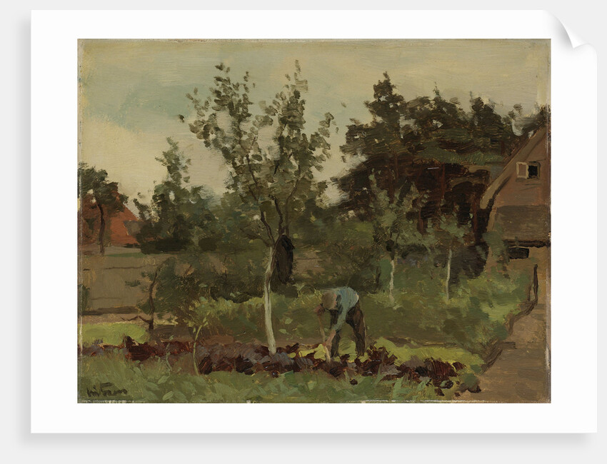 Kitchen garden by Willem Witsen