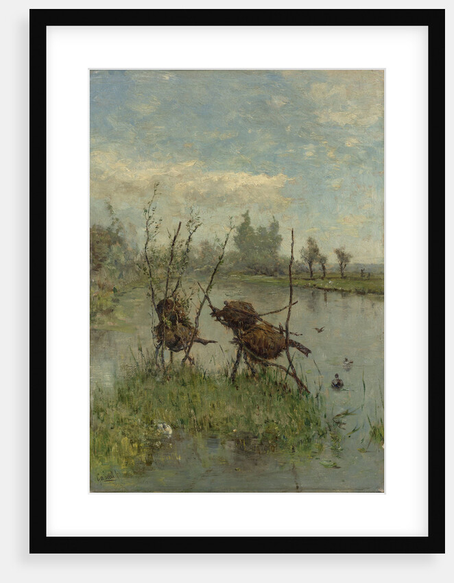 Ducks nests by Paul Joseph Constantin Gabriël