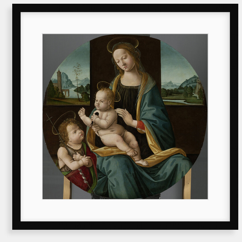 Virgin and Child with the Infant Saint John the Baptist by Master of the Conversazione di Santo Spirito
