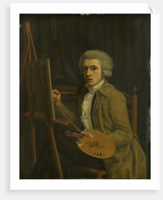 Portrait of a Painter, probably the Artist himself by Willem Uppink
