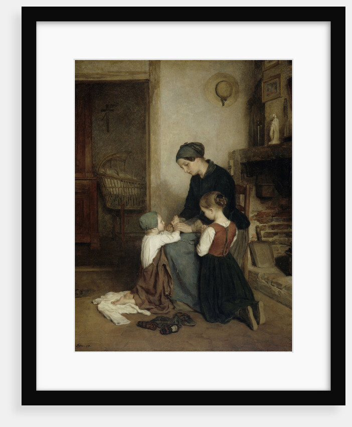 The evening prayer by Pierre Edouard Frère