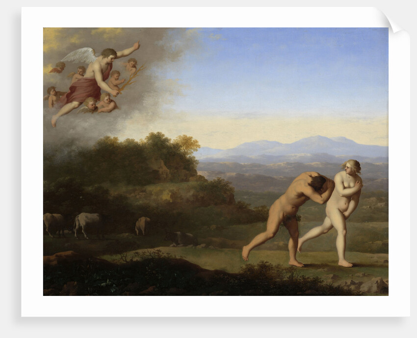 The Expulsion from Paradise by Cornelis van Poelenburch
