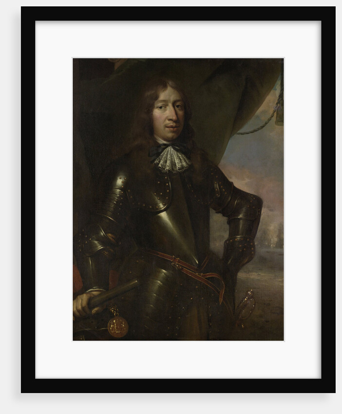 Portrait of Lieutenant-Admiral Willem Joseph, Baron van Gendt by Jan de Baen