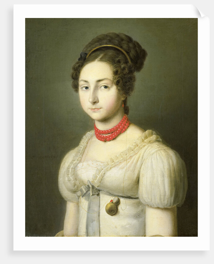 Portrait of Jacoba van Wessem, Wife of Lord Stumphius, Burgomaster of Beverwijk by Dirk van Oosterhoudt