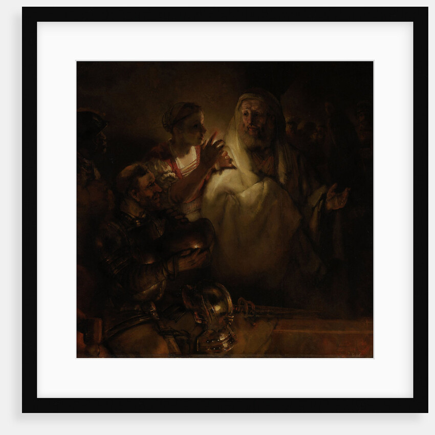 The Denial of St Peter by Rembrandt Harmensz. van Rijn